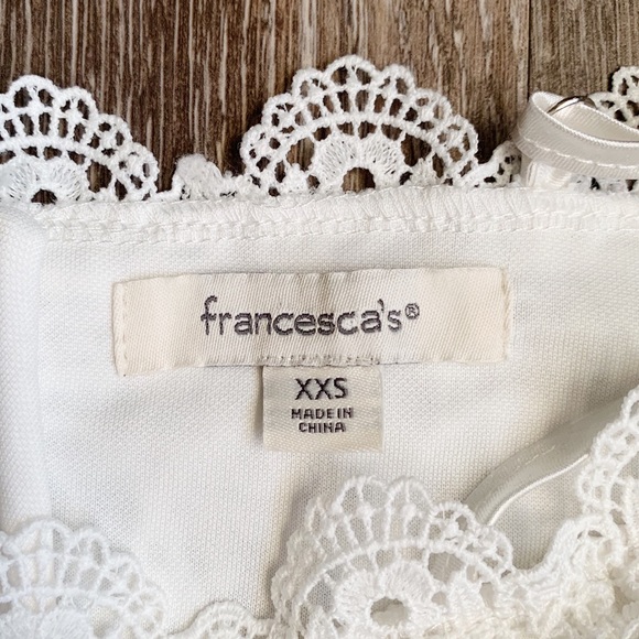 White Laced Dress | Francesca’s - Picture 3 of 5